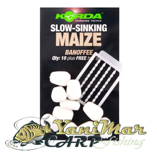 Изкуствена царевица Korda Slow Sinking Maize Banoffee