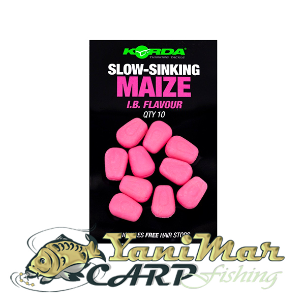 Бавно потъваща царевица Korda Slow Sinking Maize IB Pink