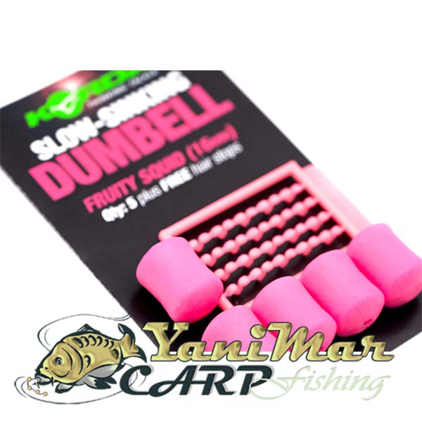 Бавнопотъващи дъмбели Korda Slow Sinking Dumbell Fruity Squid
