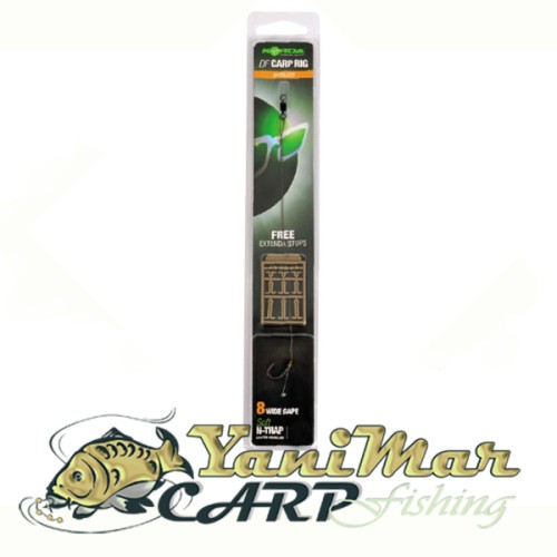 Готов монтаж Korda N-Trap DF Rig Wide Gape Barbed