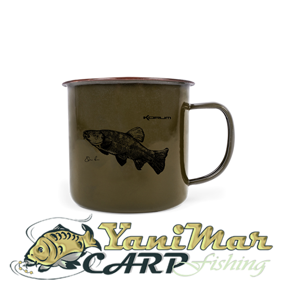 Метална чаша Korum Classic Enamel Mug Tench