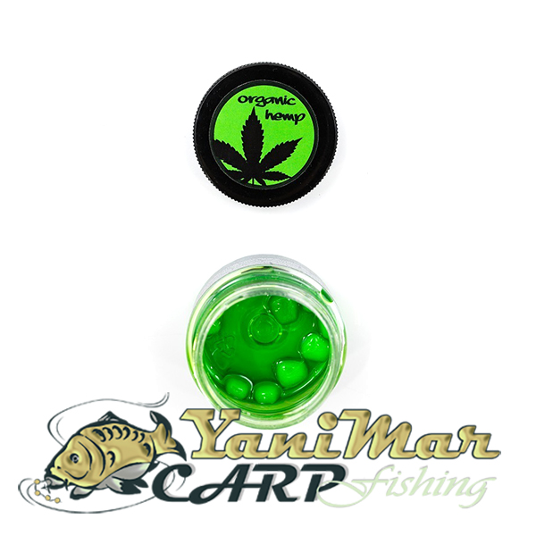 Силиконова царевица Massive Baits Replic Corn Green Organic Hemp 50 ml