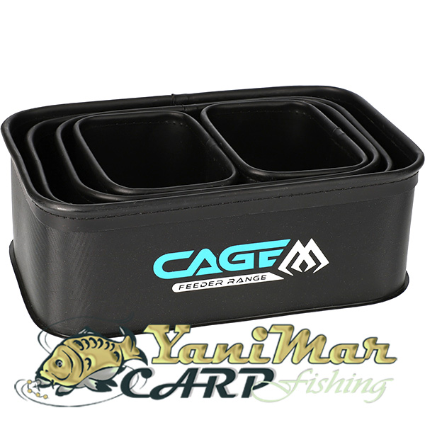 Риболовен контейнер Mikado EVA Cage Bait Box System set 003