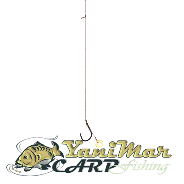 Готови монтажи Mikado Method Feeder Rig With Rubber braided 10 cm