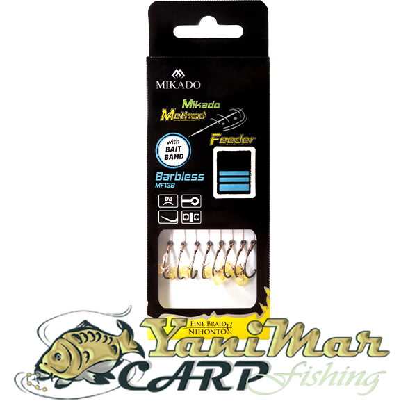 Готови монтажи Mikado Method Feeder Rig MF13B With Rubber braided 10 cm