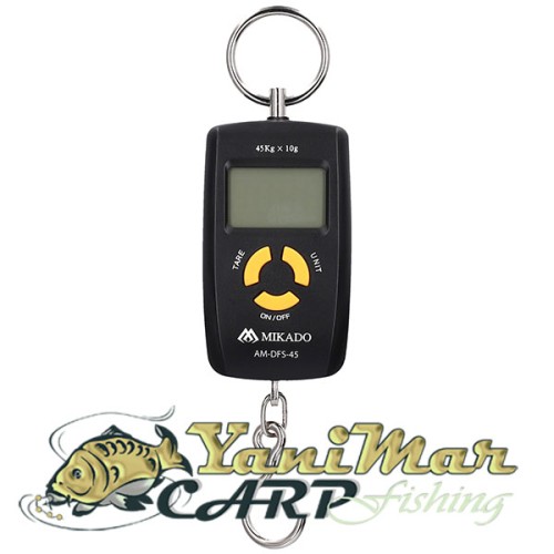 Електронен kантар Mikado Digital Scale Black 45 kg