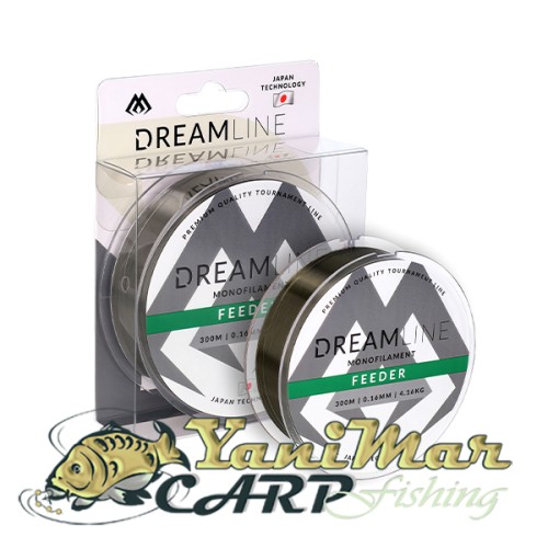 Монофилно влакно за фидер Mikado Dreamline Feeder Fishing Line 300 m - Green