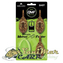 Комплект метод фидер хранилки с преса Mikado Method Feeder Shot QMF L 3+1