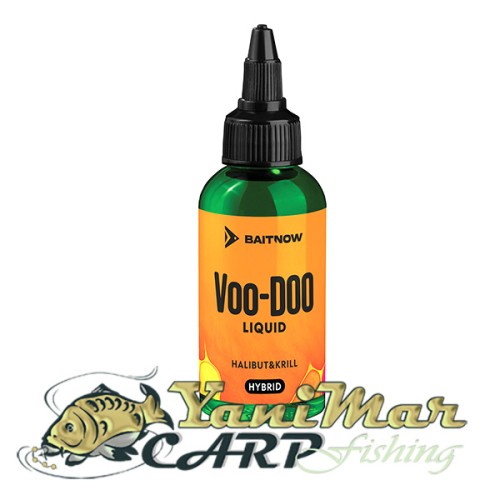 Течна добавка Baitnow METHOD FEEDER LIQUID VOO-DOO HYBRID Halibut & Krill 50ml