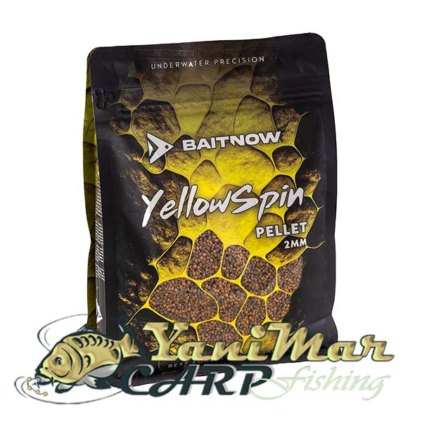 Пелети Baitnow Pellet Method Feeder Yellow Spin 2mm 800g