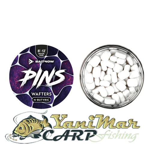 Уафтери Baitnow Wafters Method Feeder PINS N-Butyric Hook Size 8-12 12g