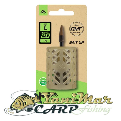 Кошница за захранване Mikado Feeder Bait Up Q.M.F. Size L 20g