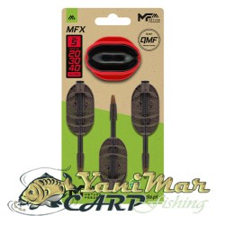 Фидер хранилка Mikado METHOD FEEDER MFX Q.M.F. Size S SET 20+30+40g + Feeder Mould