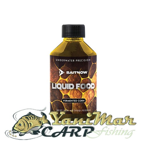 Течна добавка Baitnow LIQUID METHOD FEEDER LIQUID FOOD FERMENTED CORN 250ml