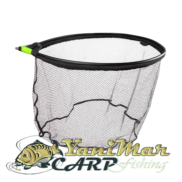 Глава за кеп Mikado Floaty Carp Landing Net Head 60×50 cm – Rubber Mesh 8/3 mm