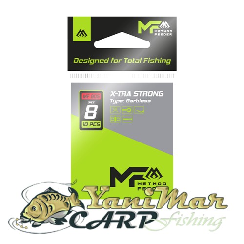 Куки за метод фидер Mikado MF-805 X-tra Strong Barbless