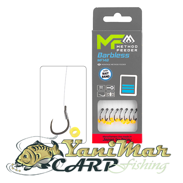 Готови монтажи Mikado MF Rig MF14 with Bait Band Barbless