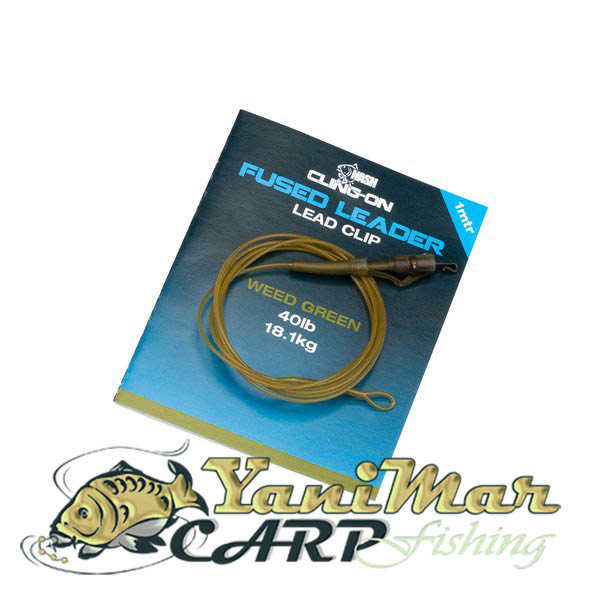 Монтаж Nash Cling-On Fused Lead Clip Leader