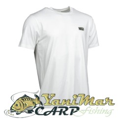 Тениска Nash Make It Happen Carp Logo T Shirt Ecru