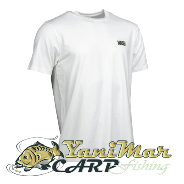 Тениска Nash Make It Happen Carp Logo T Shirt Ecru