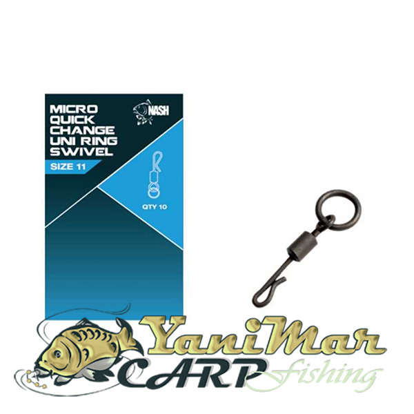 Вирбел Nash Tackle Quick Change Uni Ring Swivel Size 8