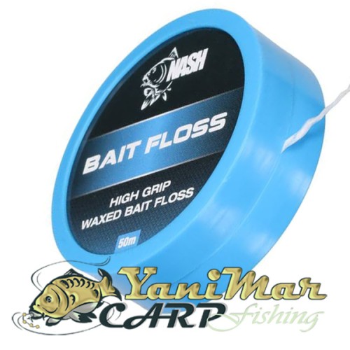 Конец Nash Waxed Bait Floss 50m