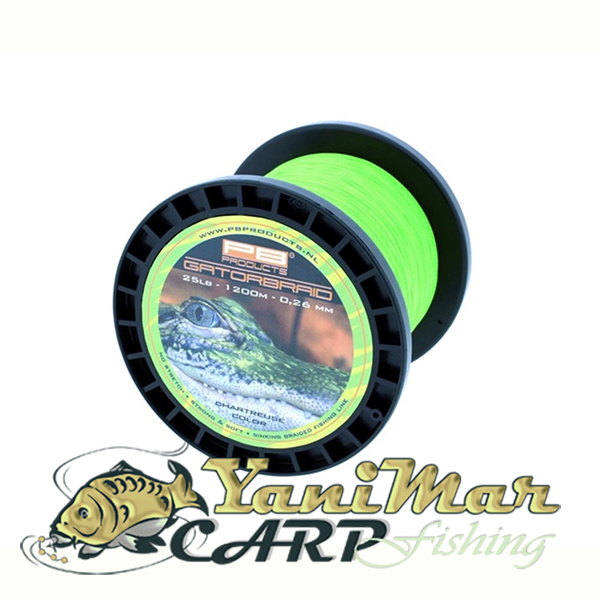 Влакно PB Products Gator Braid Chartreuse 1200m
