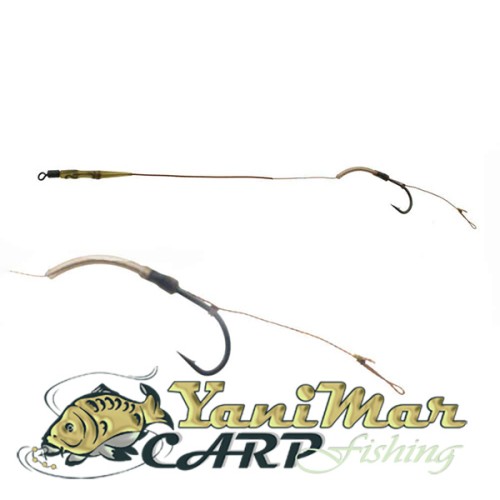 Готов монтаж PB Products Combi Rig Stiff Curved Aligner Rig