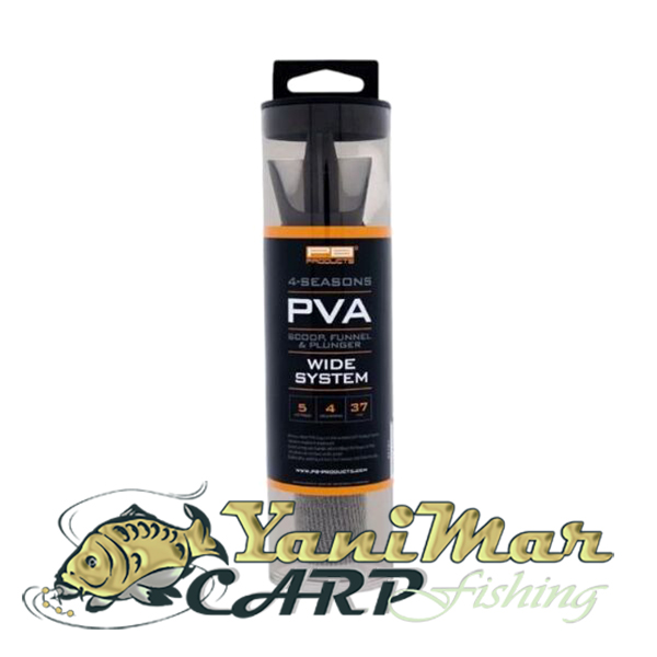 Pva комплект с мрежа PB Products 4-Seasons PVA Mesh Wide System 37 mm