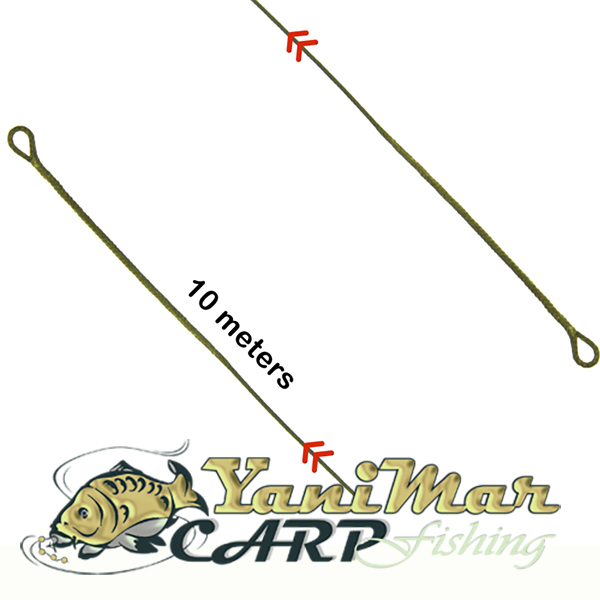 Готов монтаж PB Products R2G Hollow Kevlar Looped Leader – 10m