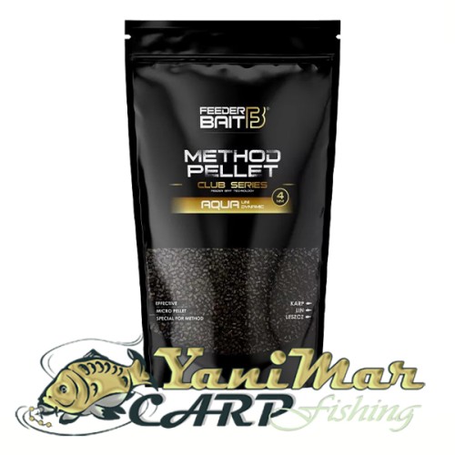Фидер пелети Feeder Bait Club Series Method Pellet Aqua