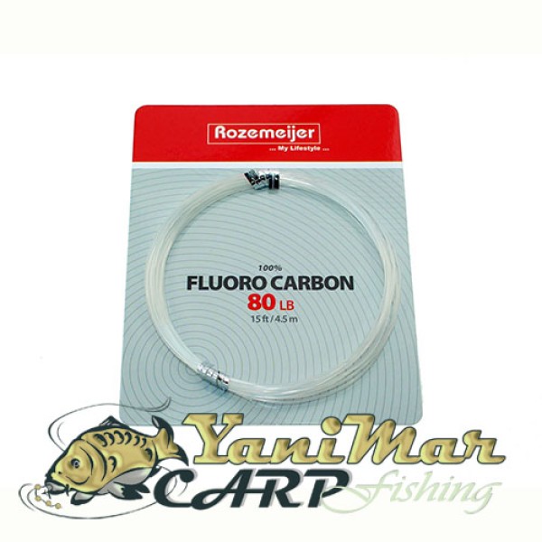 Флуорокарбон Rozemeijer 100% Fluoro Carbon 80lb 15ft/4,5m