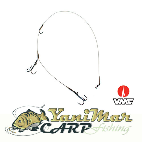 Готов монтаж Rozemeijer Live/Deadbait Rigs 30lb 2x Treble & 1x Single size 2
