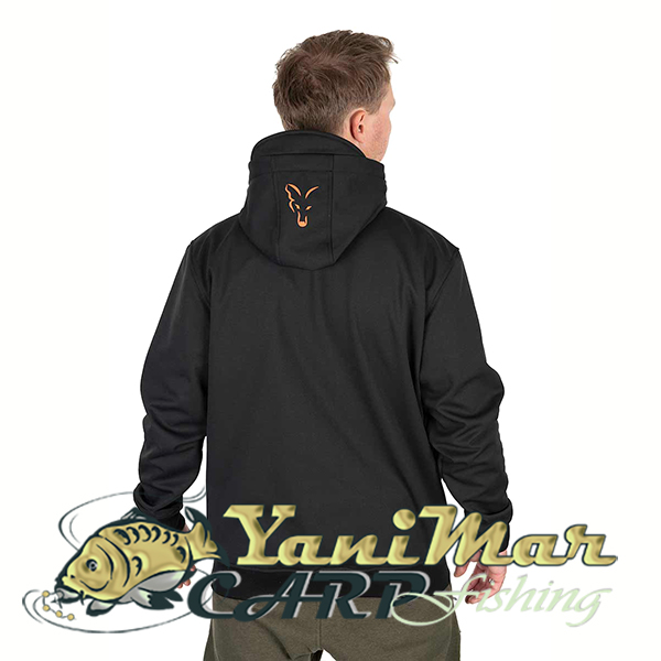 Суичър Fox Collection Soft Shell Jacket Black And Orange