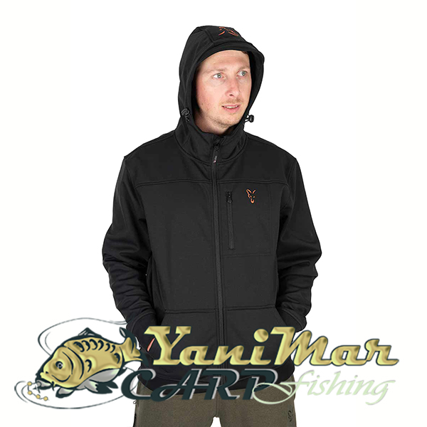 Суичър Fox Collection Soft Shell Jacket Black And Orange