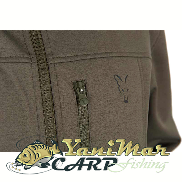 Суичър Fox Collection Soft Shell Jacket Green And Black