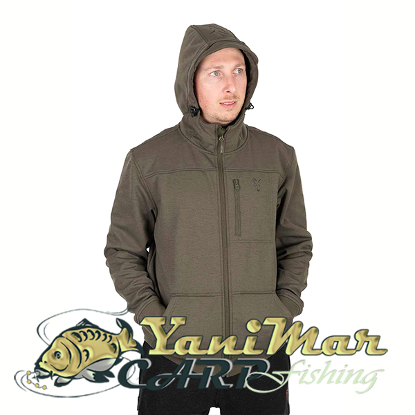 Суичър Fox Collection Soft Shell Jacket Green And Black