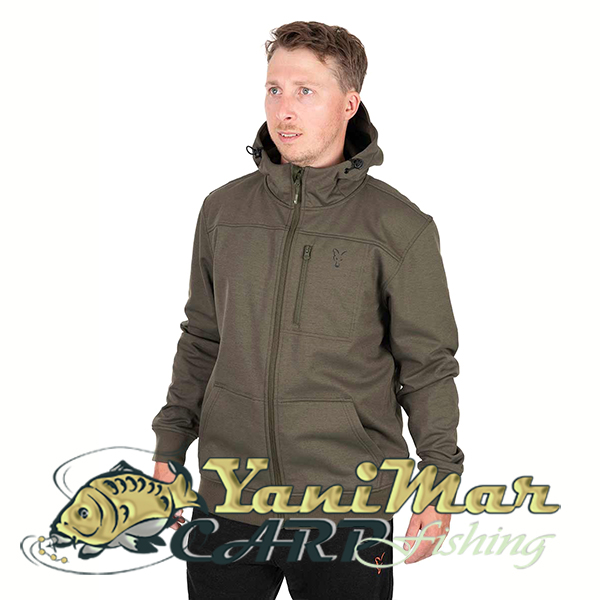 Суичър Fox Collection Soft Shell Jacket Green And Black