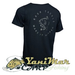 Тениска Nash Make It Happen Carp Logo T Shirt Black