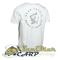 Тениска Nash Make It Happen Carp Logo T Shirt Ecru