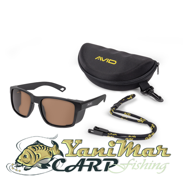 Слънчеви очила AVID CARP SeeThru Blinker Polarised Sunglasses Brown Lens