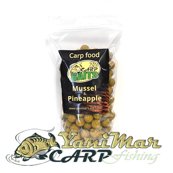 Разтворими протеинови топчета Mussel / Pineapple 1kg 