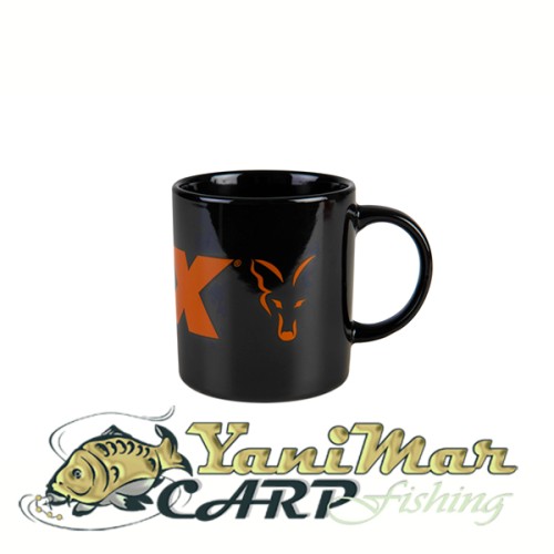 Чаша Fox Black and Orange Logo Ceramic Mug