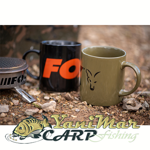 Чаша Fox Green and Black Logo Ceramic Mug