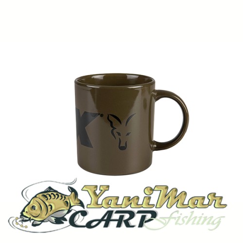 Чаша Fox Green and Black Logo Ceramic Mug