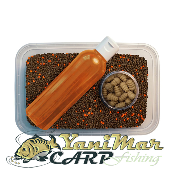 Мултипак Feeder Bait Tigernut 3in1 – Пелети, Liquid и Mini Twister