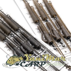 Готов монтаж Korda Kable Leadcore Leader Hybrid Lead Clip QC Swivel 50cm