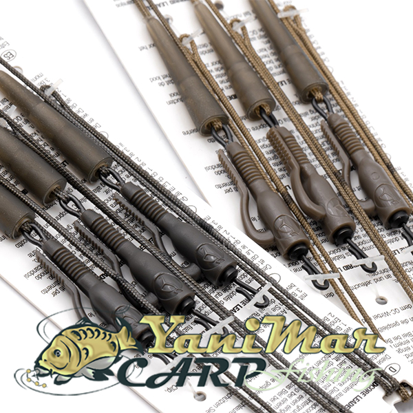 Готов монтаж Korda Kable Leadcore Leader Hybrid Lead Clip QC Swivel 50cm
