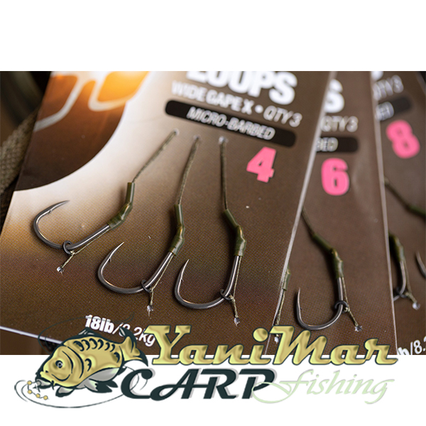 Готов монтаж Korda Loop Rigs Size DF Wide Gape X