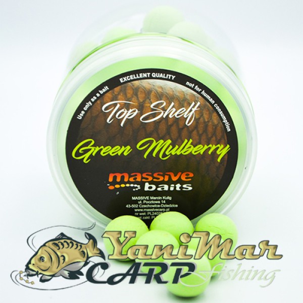 Pop Up топчета Massive Baits Green Mulberry